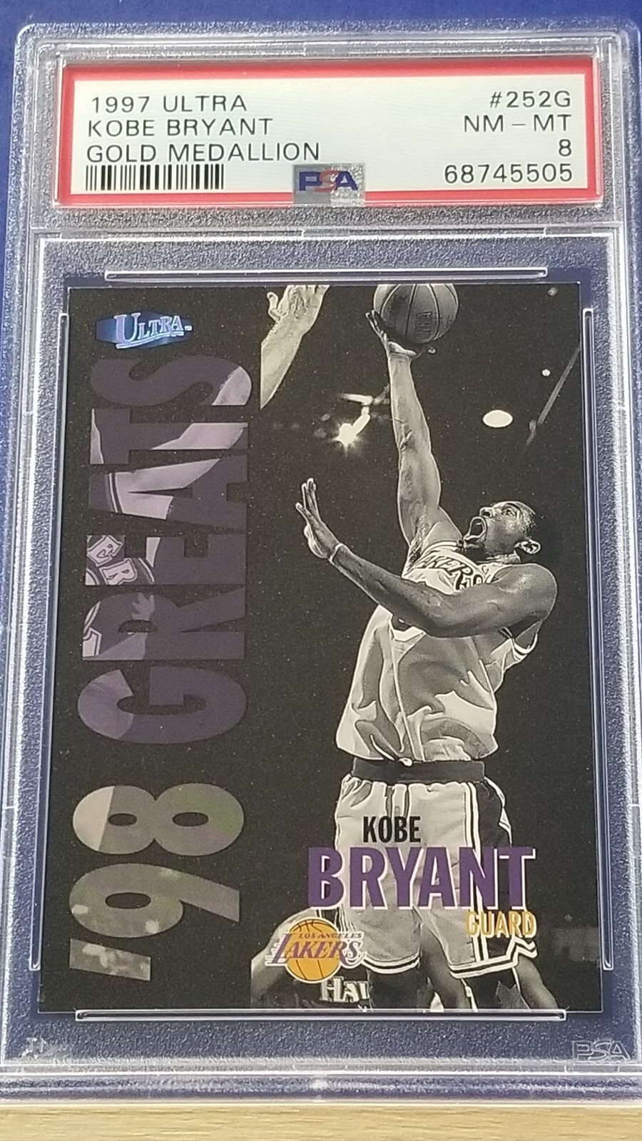 Kobe Bryant - 1997 Ultra Gold Medallion PSA 8 | eBay