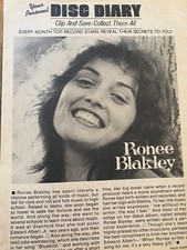 Ronee Blakley, Full Page Vintage Clipping