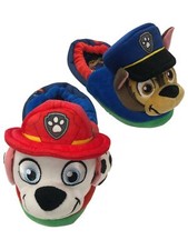 Paw Patrol Toddler Boys Puppy Dog Slippers Chase Marshall House Shoes 7-8