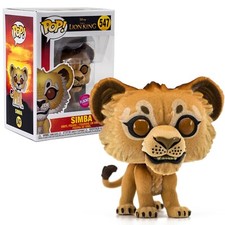 Funko Pop Flocado El Rey León Simba #547 Caja Almuerzo Exclusivo Disney Nuevo En Caja