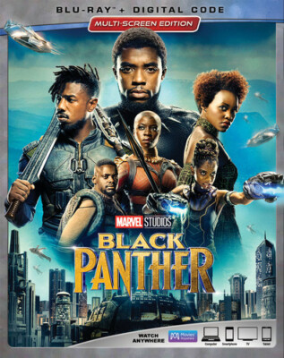 #ad #ad Black Panther Blu ray 2018 Marvel Superhero Movie includes digital code $8.20