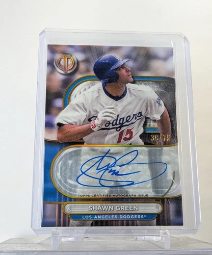 2024 Topps Tribute Shawn Green GOLD SP Auto /75