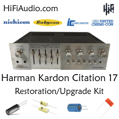 #ad Harman Kardon Citation 17 seventeen restoration recap repair service rebuild kit $145.00