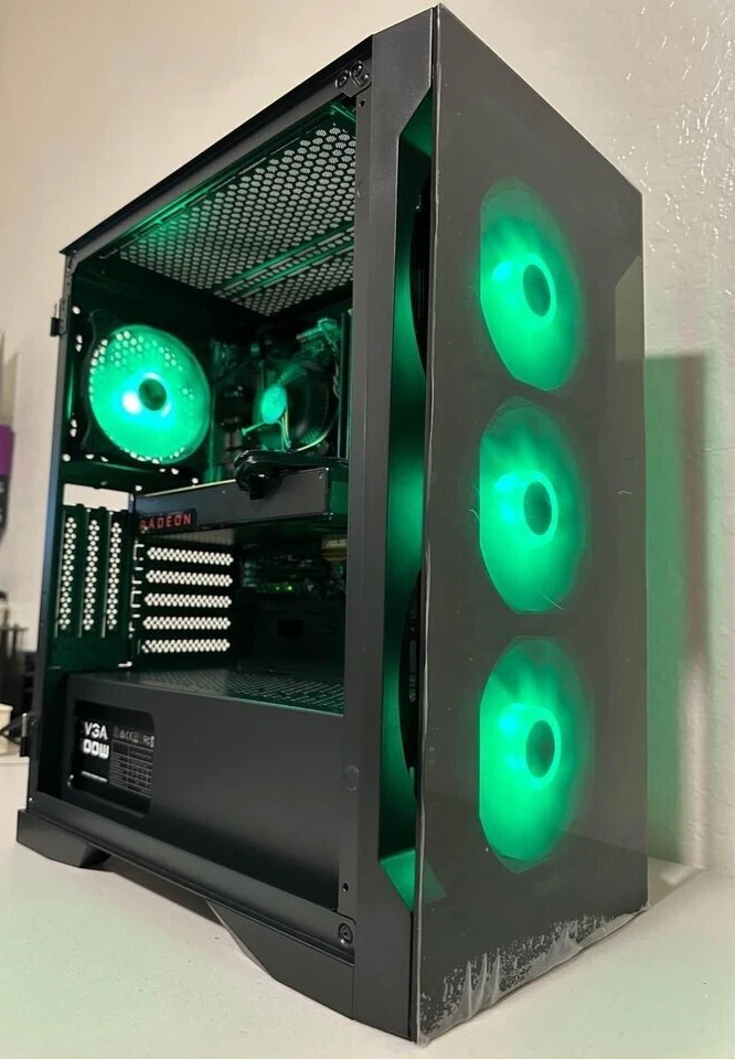 Custom RGB Gaming Desktop PC Intel Core i7 3.40 Quad 32 GB SSD Nvidia RTX 4060 - Image 2 of 4