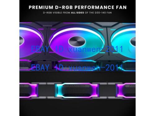 Phanteks D30-140 D30 140 DRGB PWM FAN 140CM Black Reversed ARGB/DRGB - Picture 4 of 8