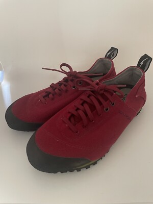Evolv Trax Shoes Rock Climbing Mountain Canvas Lace Up Unisex Sz 5.5 US(M)