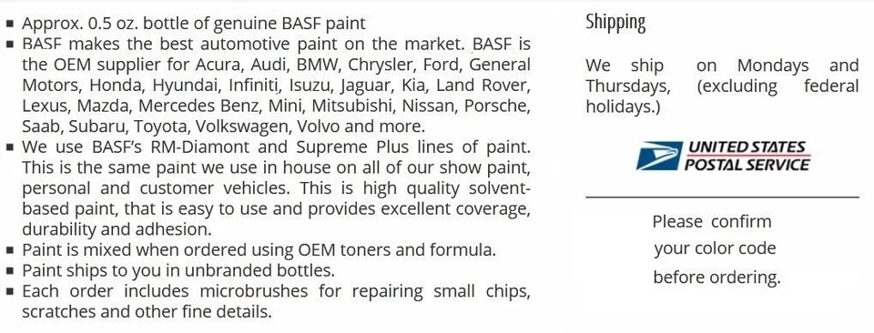 BASF (OEM) TouchUp Paint bottle Honda Acura Mandarin Gold Metallic YR607M Foto 4 de 4
