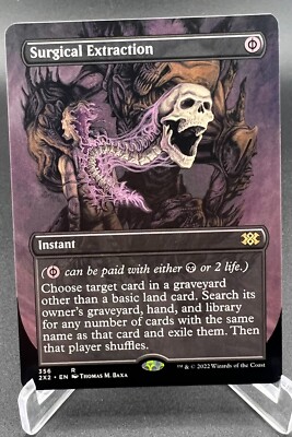 Surgical Extraction (Borderless, Regular, #356, NM) Double Masters 2022 (2X2)