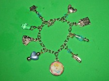 GIRL'S "CINDERELLA PRINCESS" CHARM BRACELET-6"
