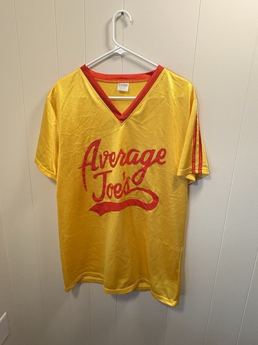 Dodgeball Movie Average Joe’s Uniform Jersey Men’s Large Yellow Costume K3 - Picture 2 of 9