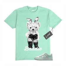 Dunk Low Mint Foam White Air Force 1 T Shirt to Match BAD