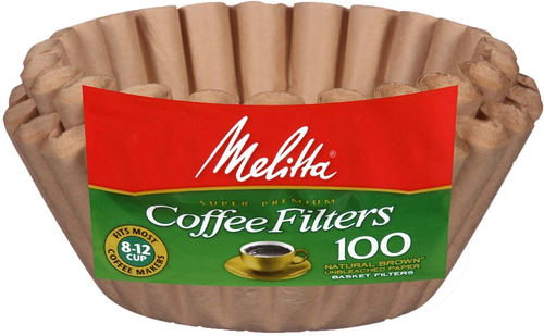Melitta Basket Coffee Filters Natural Brown Unbleached 100 Count - 第 1/12 張圖片