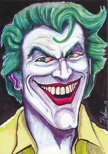 2018 JOKER CHICAGO NON SPORT CARD SHOW PROMO CARD ART BY SCOTT PYBURN 