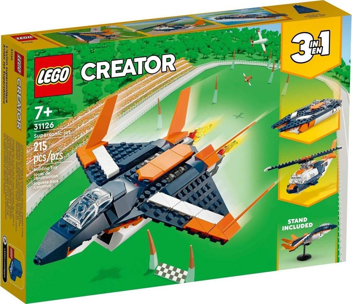 Lego Creator 31126 - Super Sonic Jet NEW - FREE SHIPPING | eBay