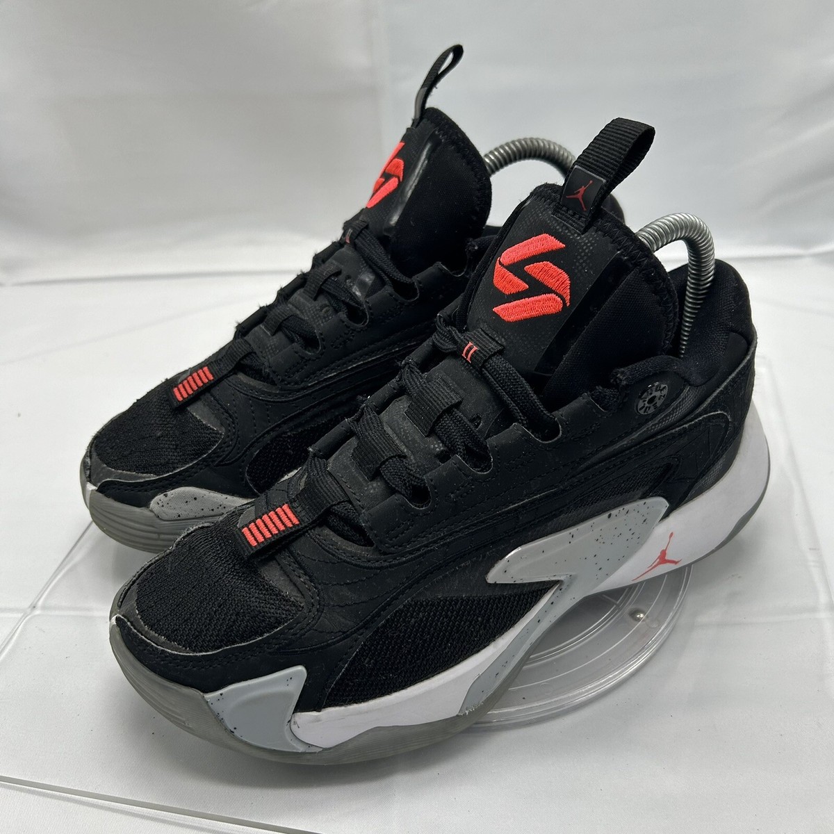 Big Kids' Jordan Luka 2 Breads Size 4.5 Black Basketball Sneakers