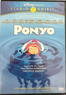 Studio Ghibli PONYO (2008) Hayao Miyazaki Widescreen 2010 Disney