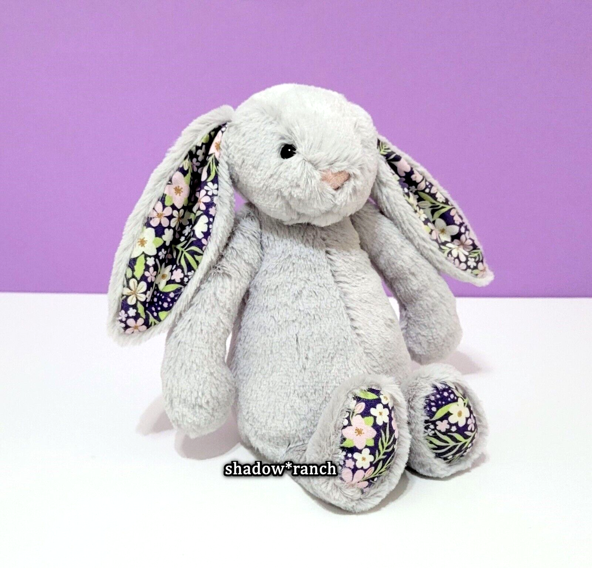 Jellycat BLOSSOM SILVER BUNNY BLOOM - Small 8