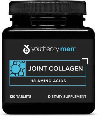 Youtheory Men'S Joint Collagen with 18 Amino Acids - Premium Collagen for Men - 