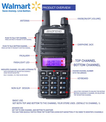 Radio Walkie Talkie Compatible With Rdm2070d Programmed For Walmart Sams Club Ebay