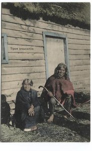 Postcard Native American Tipos Araucanos 
