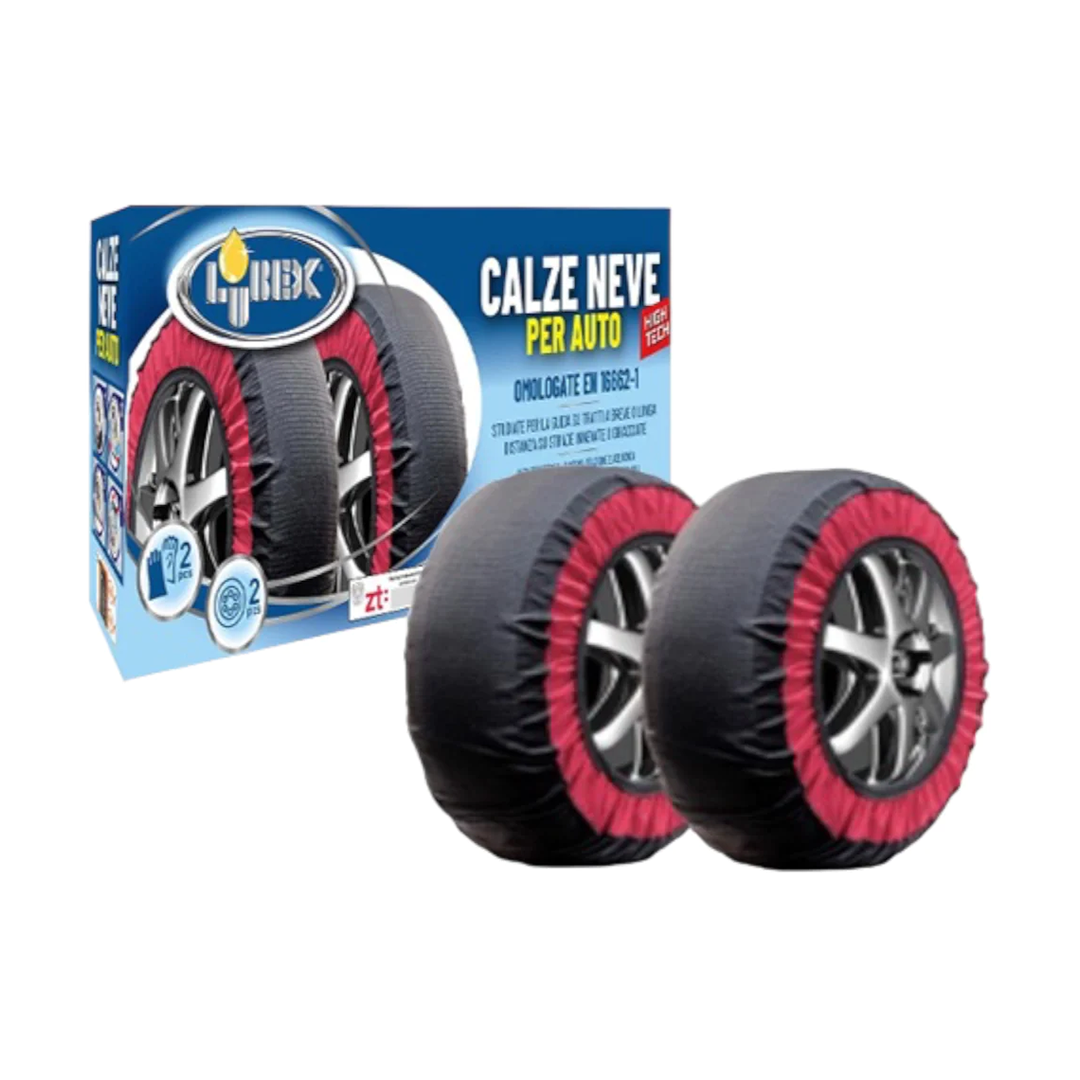 Calze Da Neve Omologate EN16662-1:2020 Per Pneumatici 235/45 R18, Leggere E Facili Da Montare