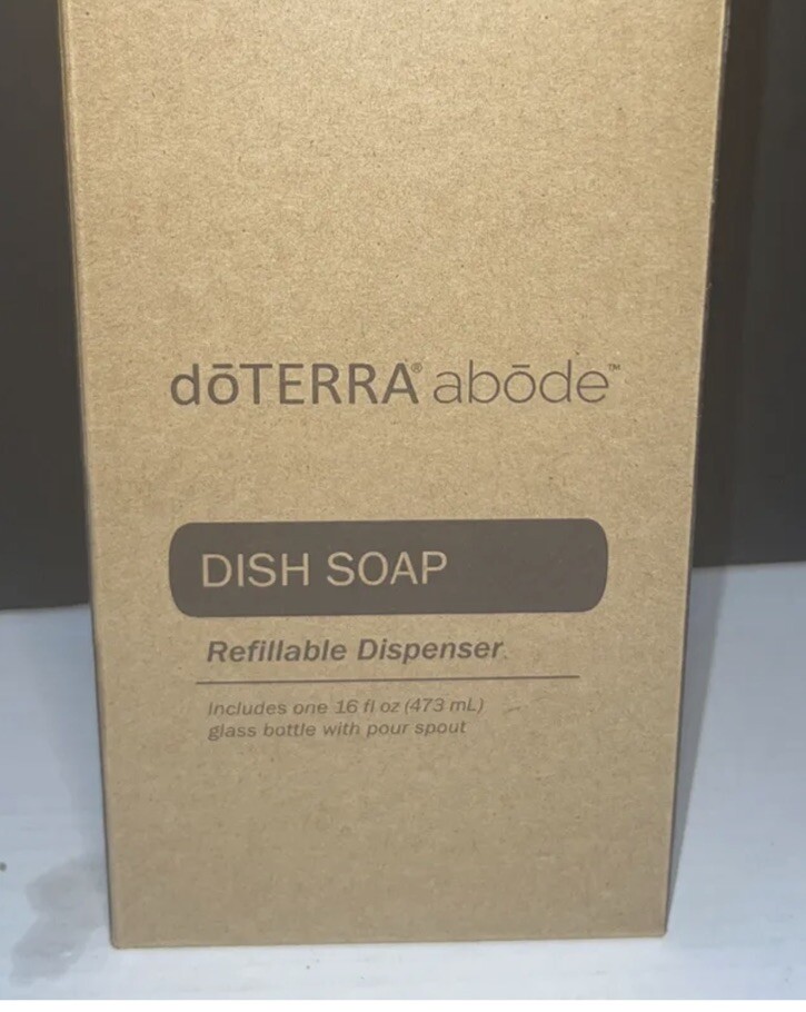 doTERRA Abode Dish Soap Dispenser 16oz Refillable And Dish Soap Pump