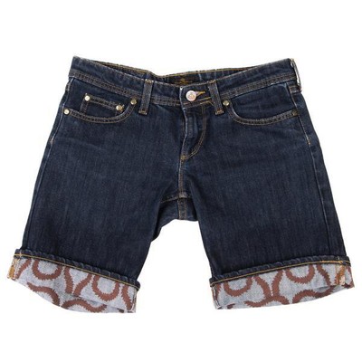 Vivienne Westwood ANGLOMANIA ~Lee Lining Squiggle Denim Shorts Size  