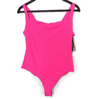 Skims タンクトップ Skims Stretch Cotton Logo Tank in Pink | Lyst