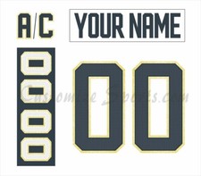 Vegas Golden Knights Customized Number Kit For 2017-Present Away Uniform