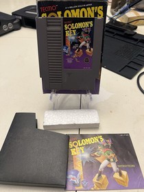 Solomon's Key (Nintendo NES) Complete CIB Rare Cleaned & Tested