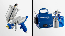 Fuji Spray Mini-mite 4 Platinum Hvlp System With T70 And G-xpc Spray Guns Fuji Spray Mini-mite 4 Platinum Hvlp System With T70 And G-xpc Spray Guns