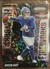 2025 Prizm #6 Jaxson Dart Fireworks Disco No Huddle Giants RC