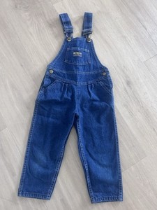 Vintage Oshkosh B’gosh Overalls 4t Toddler Paper Tag