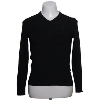 Hackett London, Pullover, Größe: M, Schwarz, Merinowolle, Einfarbig, Herren #jIa
