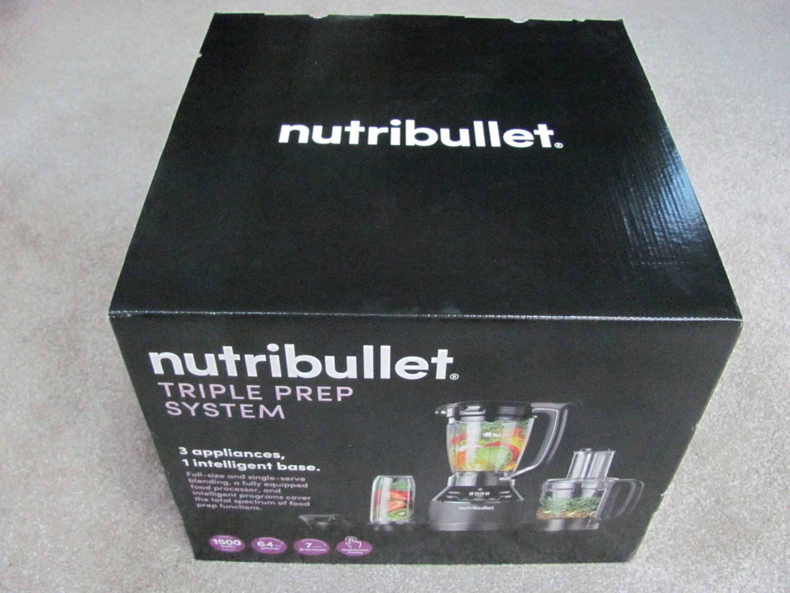 NutriBullet 64oz Triple Prep System Blender and Food Processor, 1500W, 3 Speeds
Opens in a new windo