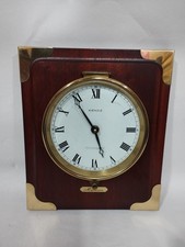 Wanduhr, Kienzle, "Mariner", Holz, Messing, maritimer Stil, chronoquartz