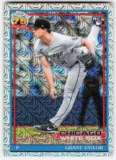 2026 Topps 1991 Anniversary Chrome Grant Taylor Rookie #91C-28 White Sox RC