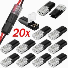 D2 Two Wire Terminal Block Connector Solder-Free 22-18 AWG Stranded/Solid