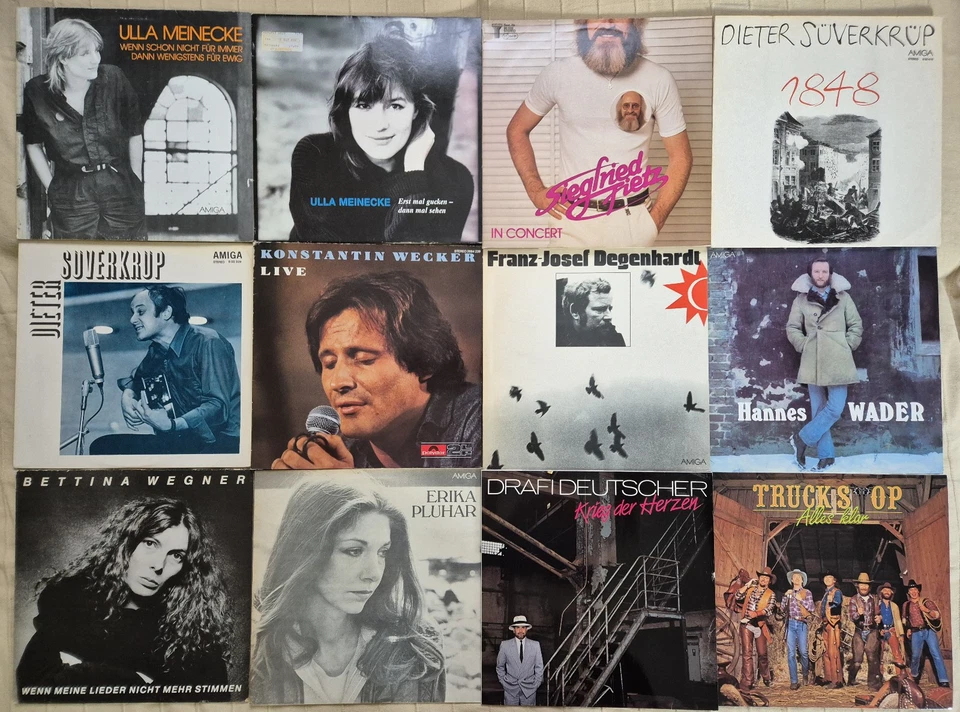 Konvolut / Sammlung - 91x LP - Deutscher Rock, Pop,  Schlager, Folk #2 - Bild 3 von 4