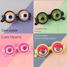 Crazy Eye Blink Funny Glasses Kids Party Eyewear Dropping Eyeball Creative Prank