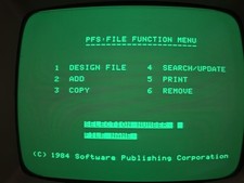Apple II 1984 Software Publishing Corp - PFS: File disk - Tested