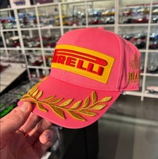 Baseball Hat Pirelli F1 Racing Print Men s Baseball Cap Adjustable Pink Hat