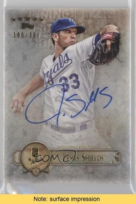 2013 Topps Five Star Retired and Active Player /386 James Shields Auto READ fm0