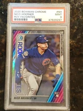 2020 Bowman Chrome NICO HOERNER SS ROY FAVORITES Card #NH MINT PSA 9  47829297