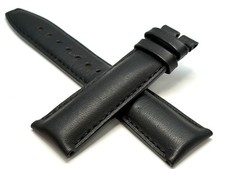 OEM TAG HEUER MONACO Watch Strap FC8119 Leather Matte Black 22mm No Buckle