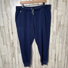 Figs Zamora Navy Blue Jogger Scrub Pants Womens Size XXL