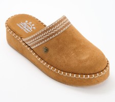 Skechers BOBS Vegan Suede Clogs- Rosey Rise Chestnut 7.5/M Used