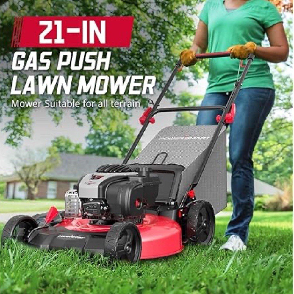 PowerSmart Push 21 in. 3-in-1 Gas Lawn Mower with B&S 140cc Engine B8621P