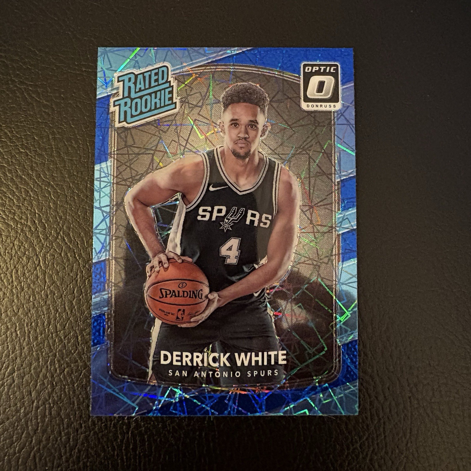 2017-18 Donruss Optic Derrick White Rated Rookie Blue Velocity # 172 RC Celtics