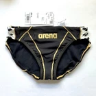 arena arena competitive swimsuit competition pants training briefs gold size O